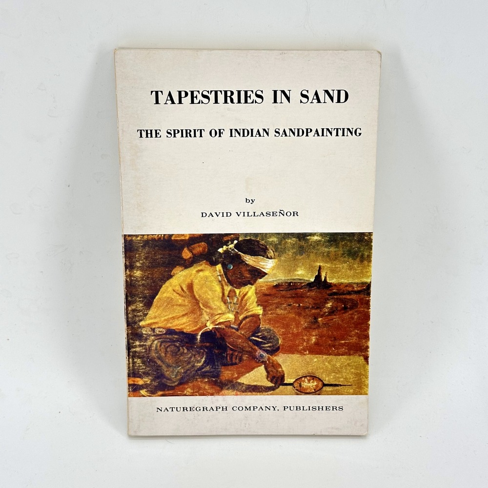 Tapestries‎ in Sand Spirit of Indian Sandpainting David Villasenor SIGNED AUTO